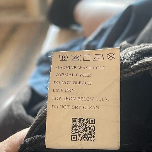 Trendiano Distressed Skinny Black Jeans, Back Leg Zippers, Grunge, Goth, S - Picture 10 of 10